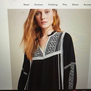 Anthropologie NWT Anihera peasant top xs